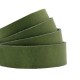 DQ Lederband flach 20mm Soft guacamole green